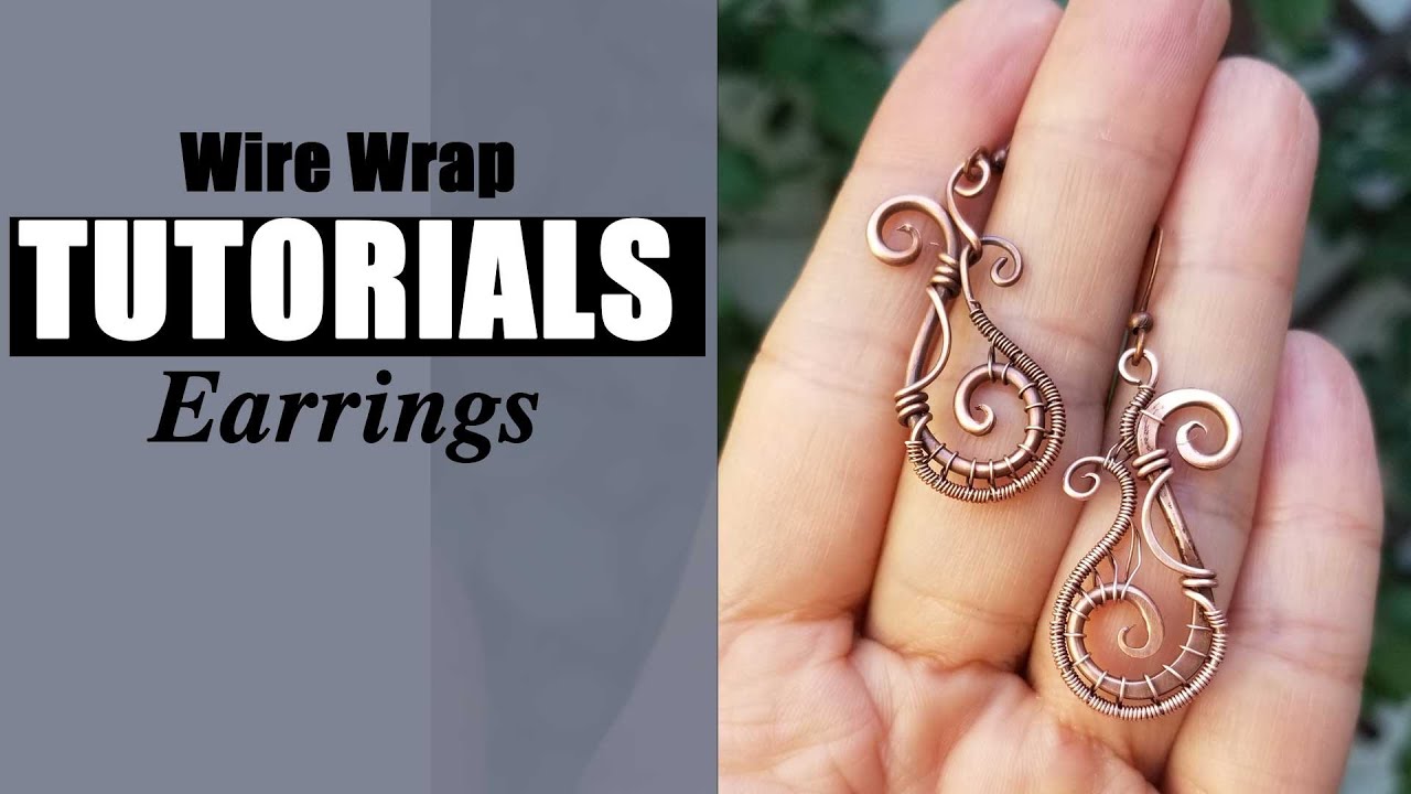 Wire Wrap Earrings TUTORIAL