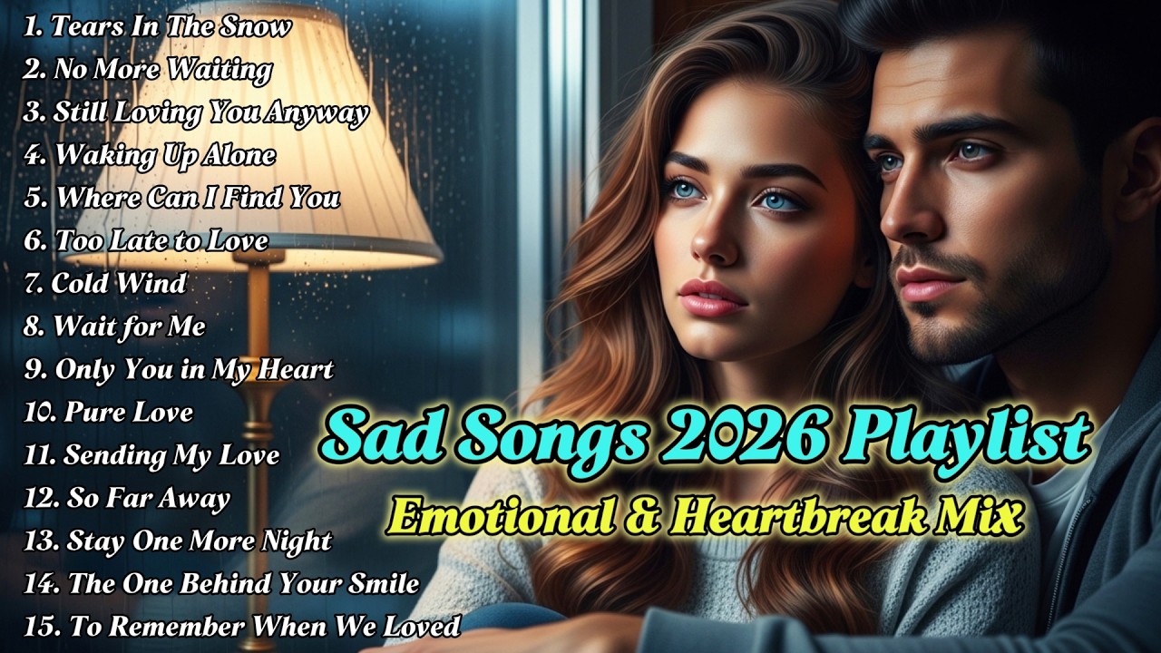 Sad Songs 2026 Playlist – Emotional & Heartbreak Mix | Depressing Songs That Make You Cry