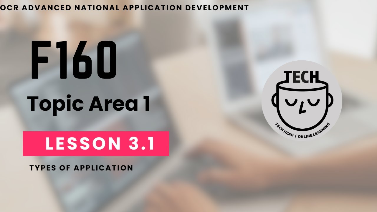 Types of Application | 1.3.1 | F160 | OCR AAQ | Application Developer | OCR Advanced National