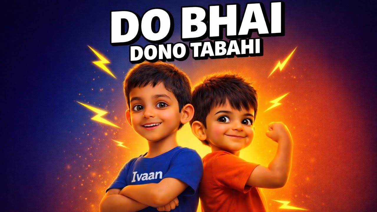 Super Brothers Anthem 💥 | Do Bhai Dono Tabahi | Ivaan & Anvay Kids Song