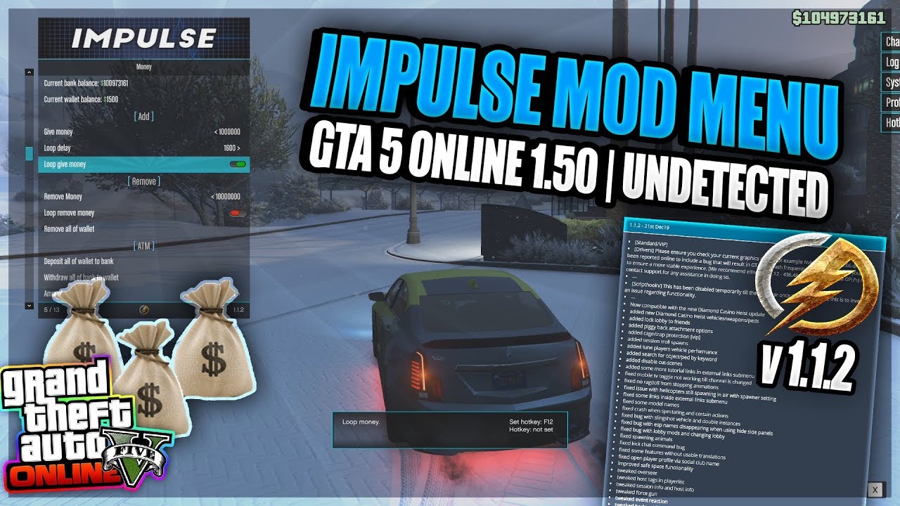 GTA 5 Online Impulse Mod Menu | GTA 5 Mod Menu PC 1.50 [Undetected]