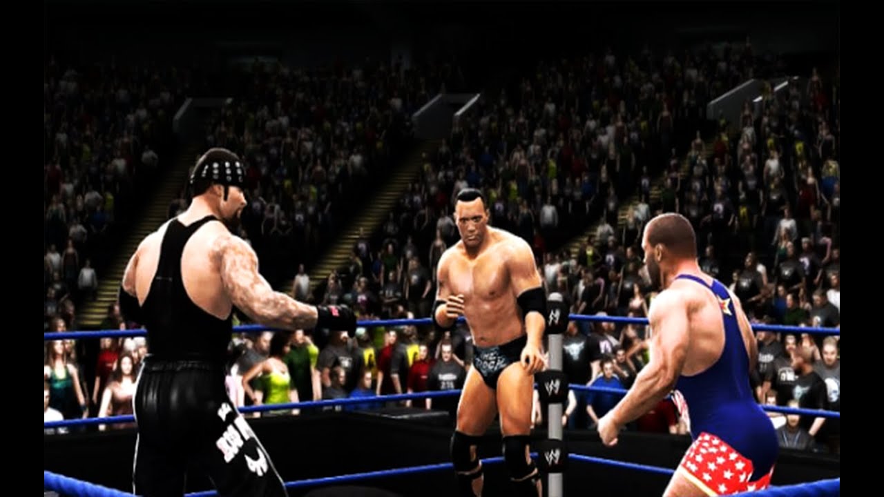 WWE '13 Promo : The Rock Vs. Kurt Angle Vs. The Undertaker - Vengence 2002 ( WWE Championship )