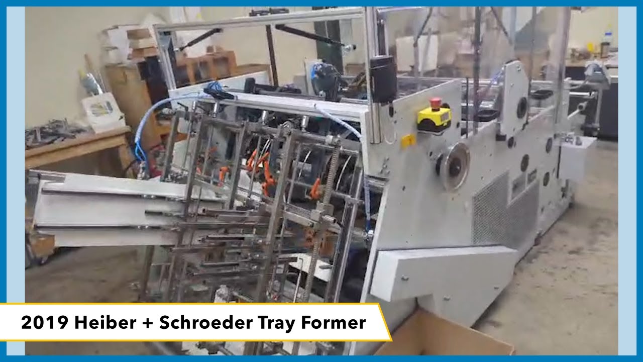 Used Heiber + Schroeder Tray Former — Best Graphics (USA)