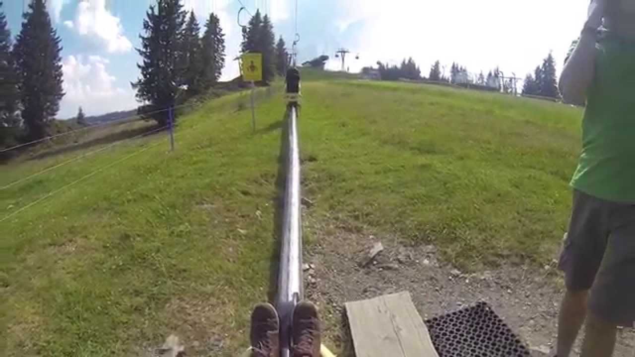 Braso (Brandauer) Sommerrodelbahn Klangrodelbahn Leogang 2015 POV Onride