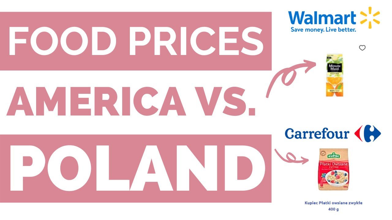 Food Prices in AMERICA vs. POLAND | Cost of Popular Food Items