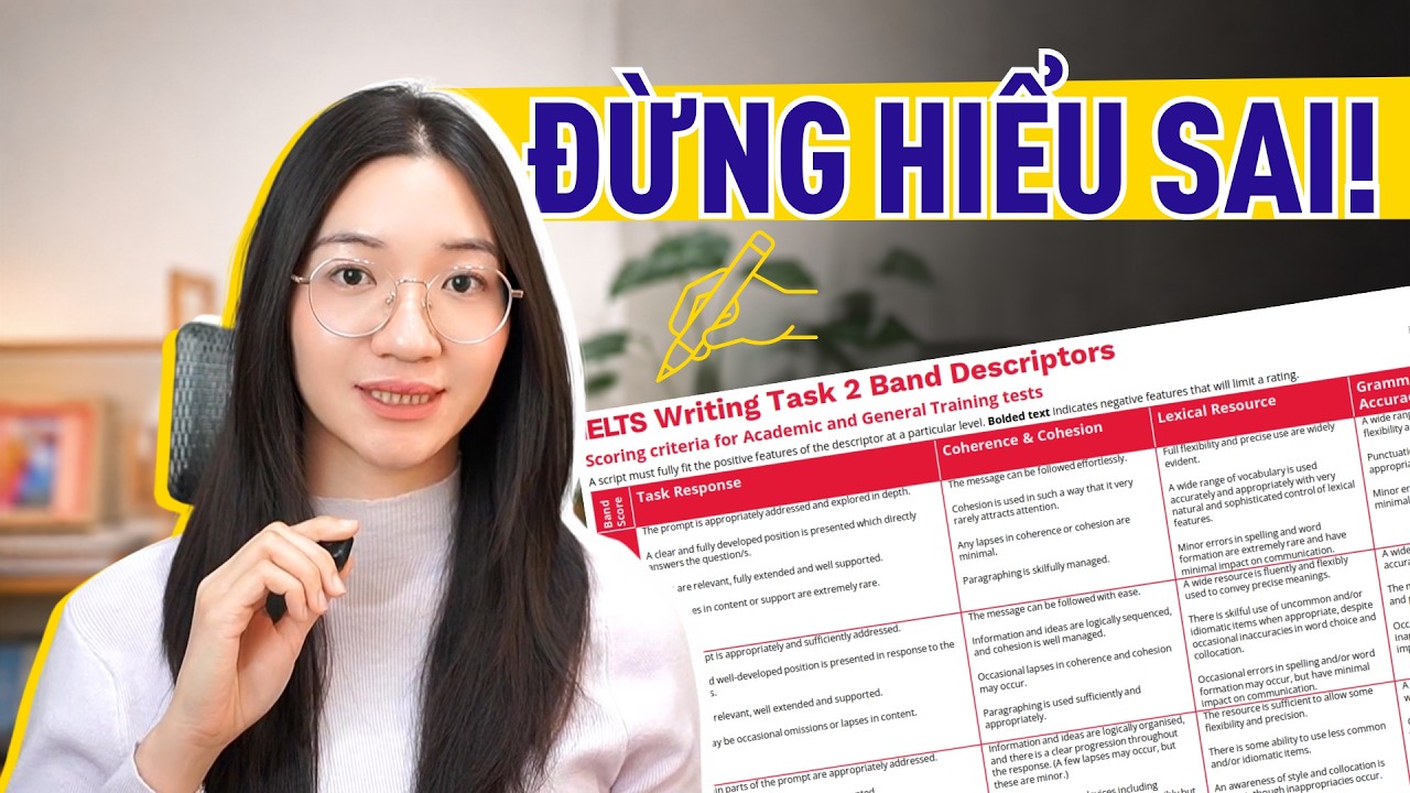 90% Người Học IELTS Không Hiểu Rõ 4 Tiêu Chí Chấm Điểm Writing