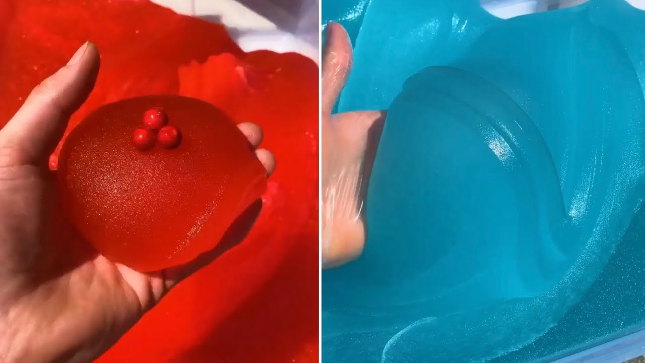 Jelly slime Satisfying slime ASMR compilation