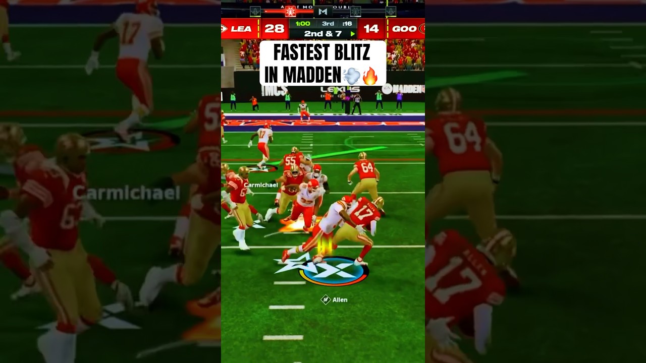 NEW ZONE BLITZ ON MADDEN! #madden #madden24 #maddenultimateteam #mut24