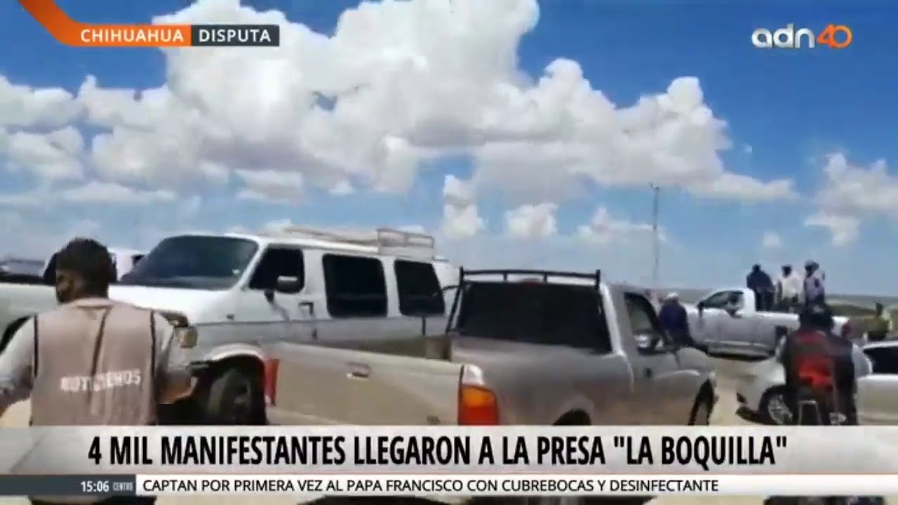Enfrentamientos en la presa La Boquilla