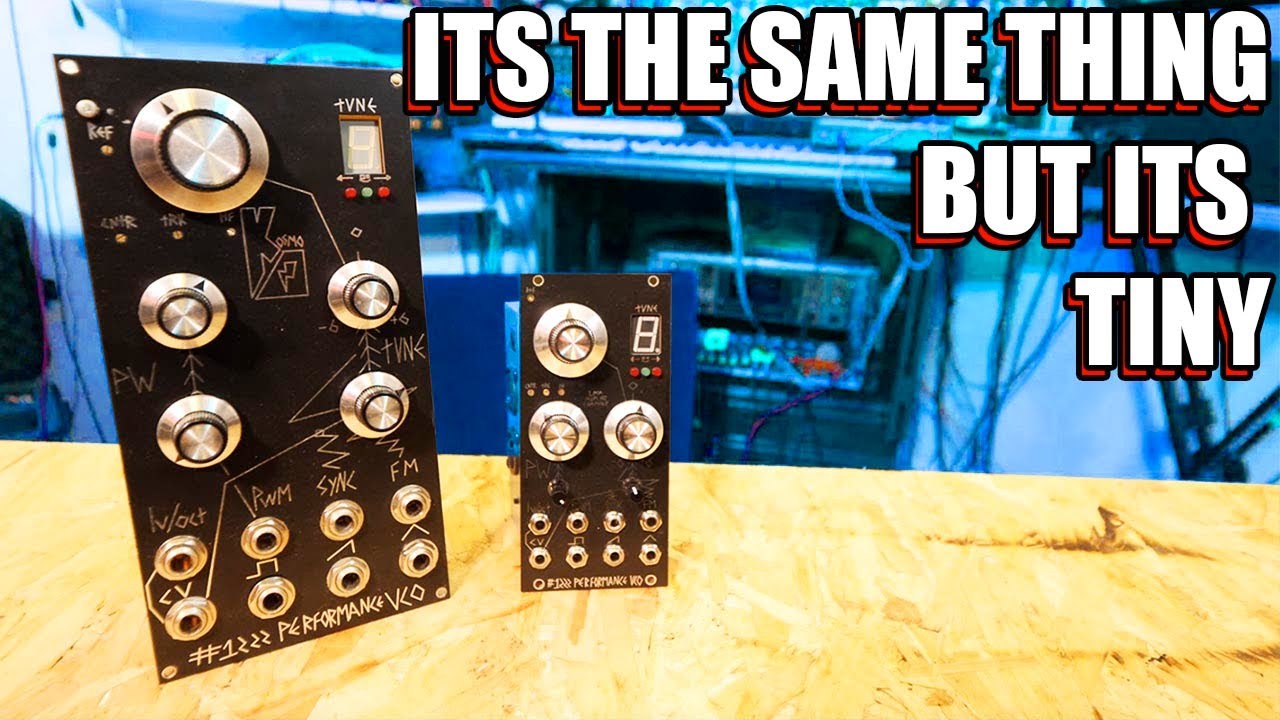 KOSMO VCO Faithfully SHRUNK TO EURORACK -  Analog #1222 Look Mum No Computer VCO