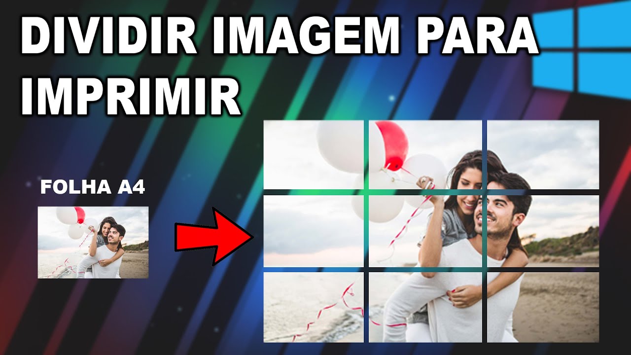 Dividir imagens em v&aacute;rias folhas para imprimir