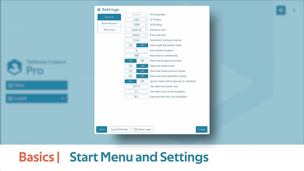 1.1 - Start Menu and settings