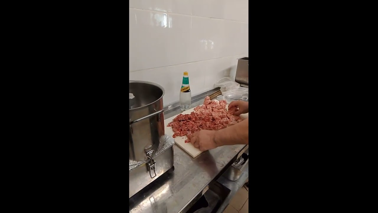 Модернизация куттера для колбасы. Модернизированный куттер для измельчения мяса.
