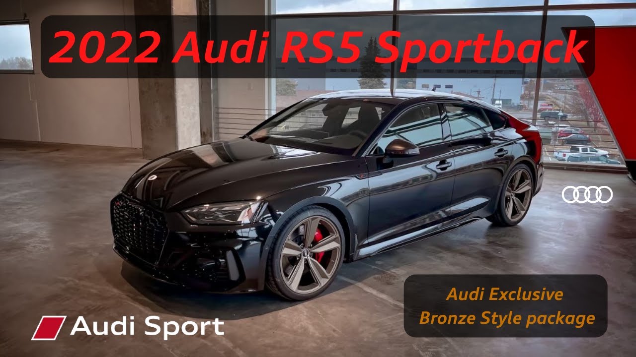 The Ultimate Head Turner With the Audi Exclusive Bronze Styling Package! The 2022 Audi RS5 Sportback