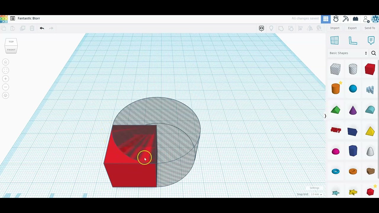 Creating a Fillet in TinkerCAD