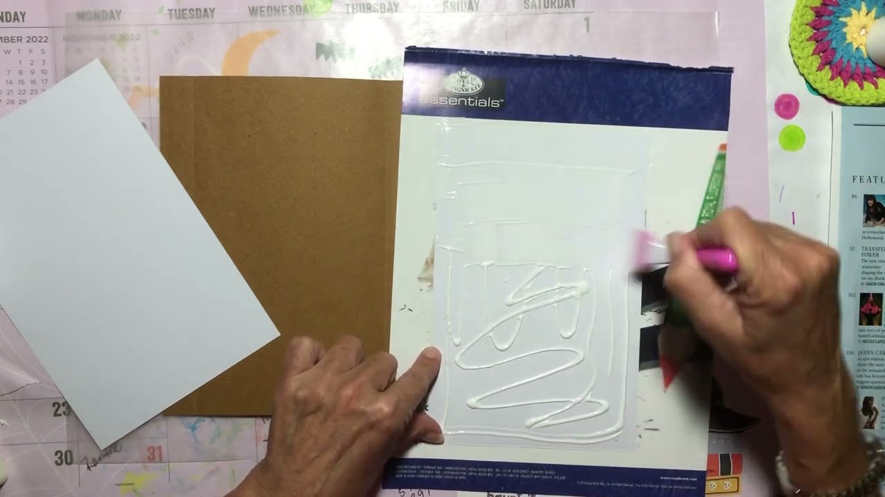 📖 How To Make A Junk Journal || (Hanging File Folder, Vintage Style) #1 || Creating the Cover