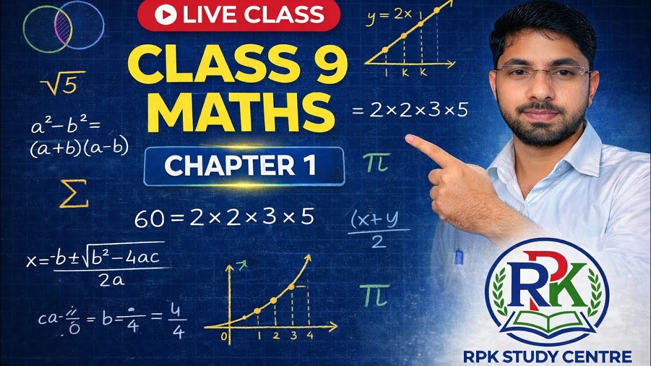 | 9TH MATHS | CHAPTER -1 NUMBER SYSTEM||BY-RAMPRAWESH SIR | NCERT|