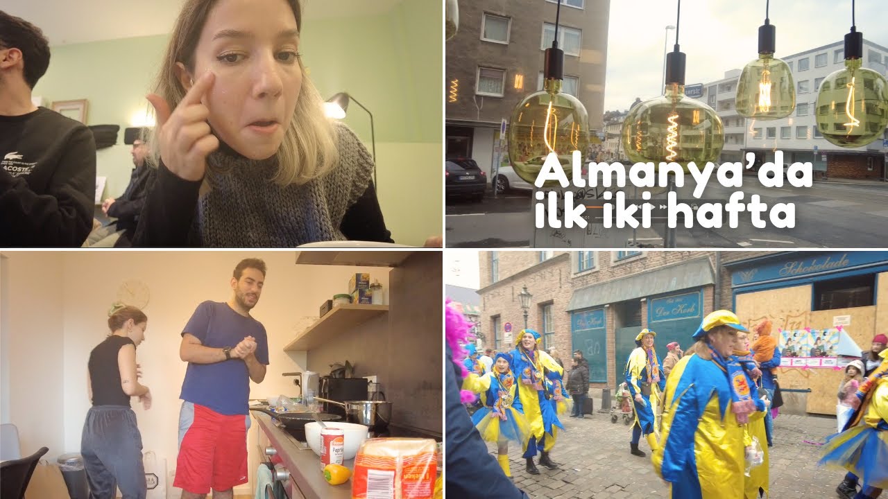 ALMANYA'DA İLK İKİ HAFTA NASIL GEÇTİ | Keşfettiğimiz Ürünler, Alman Karnavalı 🥳