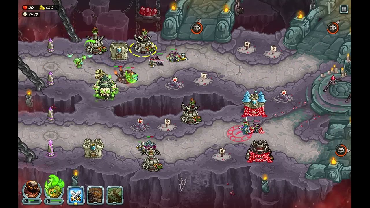 Kingdom Rush Alliance: Revamped Enemies- Wicked Crossing- Impossible- NLL