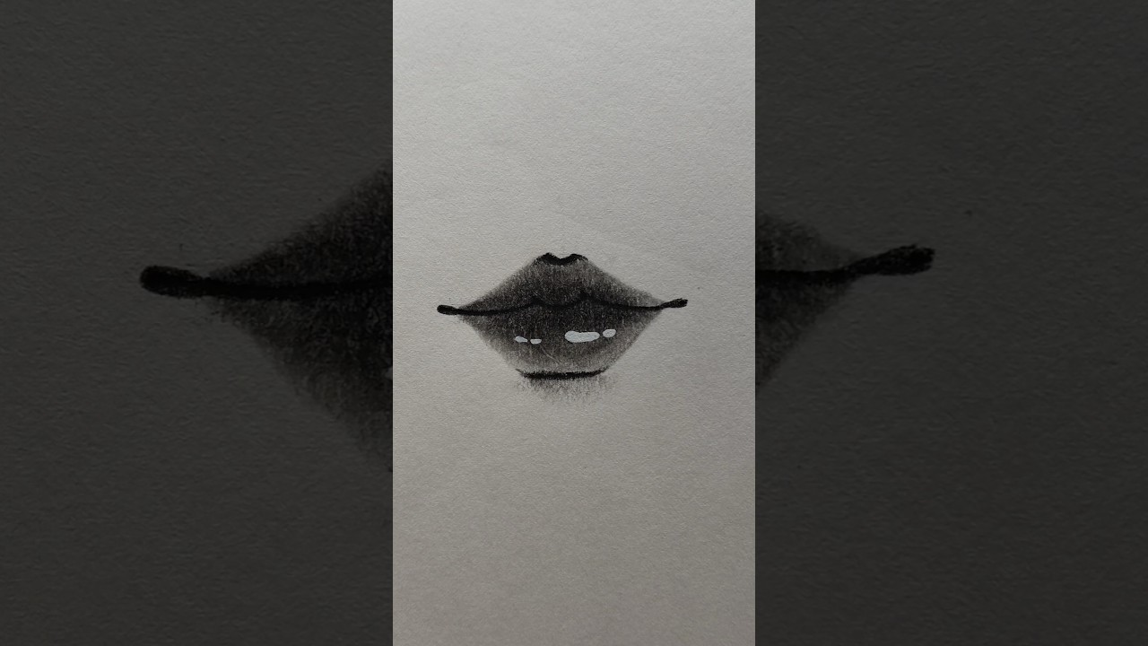 how to draw a girl lips easy. ✨👄🔥 