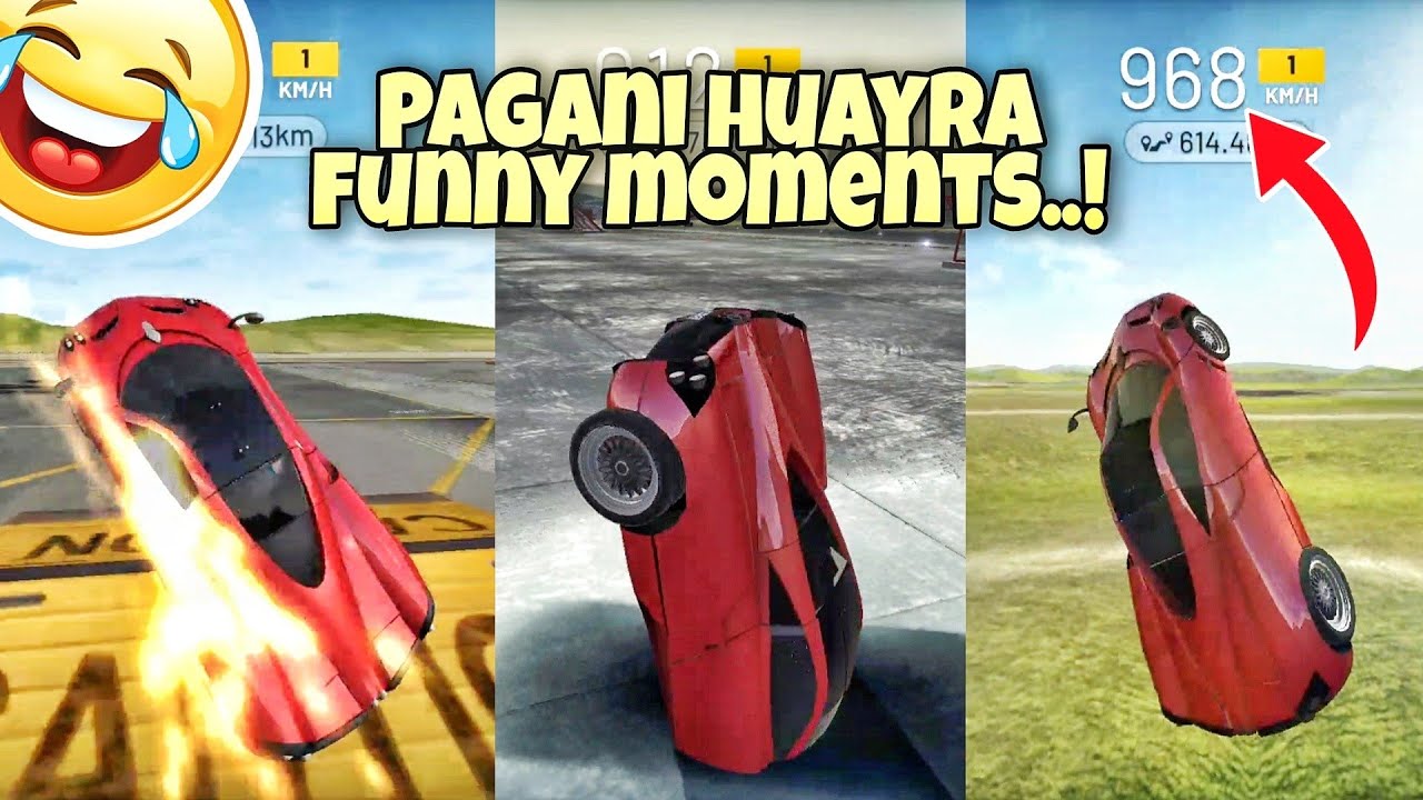Pagani huayra funny moments 😂🤣|| Extreme car driving simulator😱🔥||
