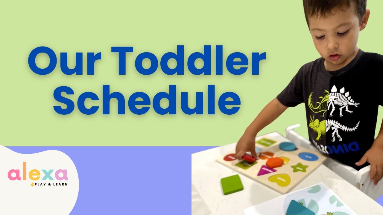 How to Create a Toddler Homeschool Schedule | Easy Tot School Routine for Stay-at-Home Moms