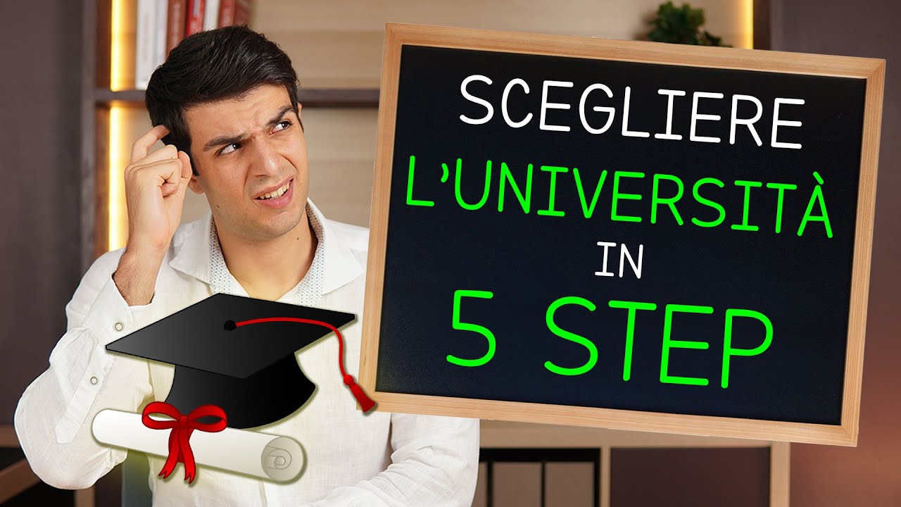 Come SCEGLIERE l'Università in 5 SEMPLICI PASSI