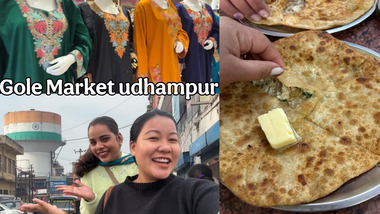 Ham Gaye Aaj Gole Market didi ke sath🤗||  Best shopping market Udhampur #armyquarter