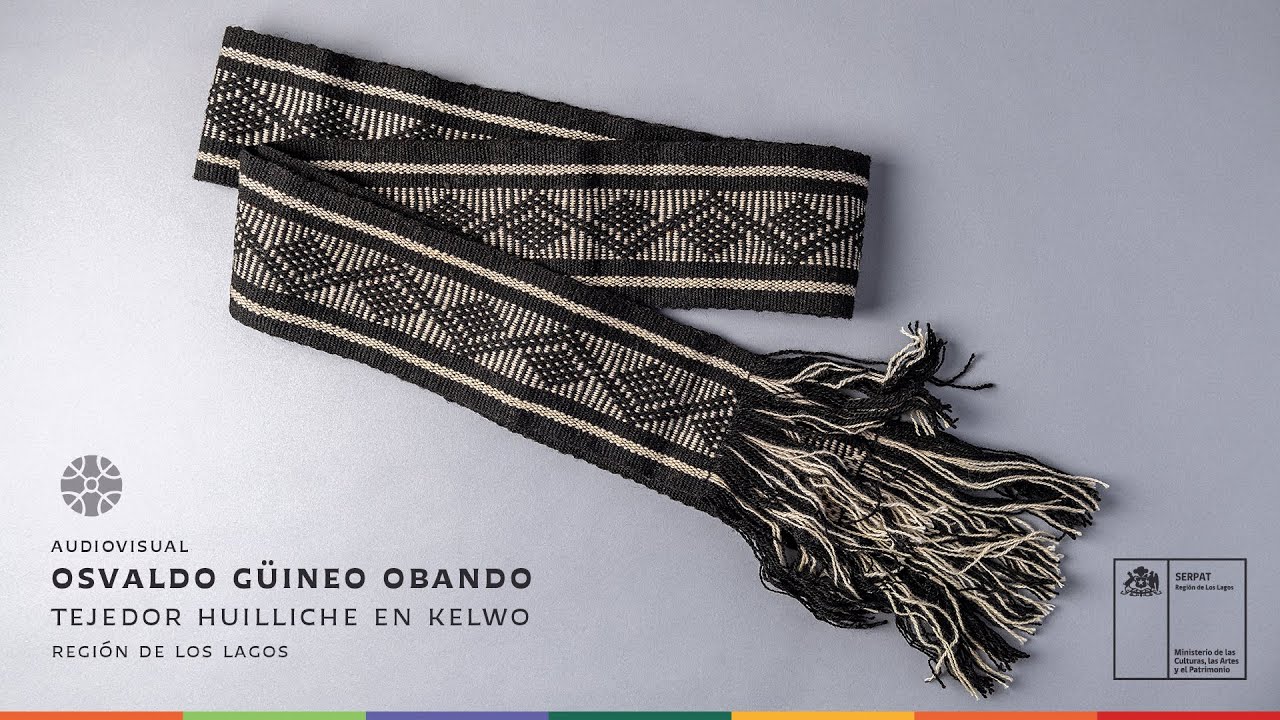 Osvaldo Güineo, tejedor huilliche en kelwo