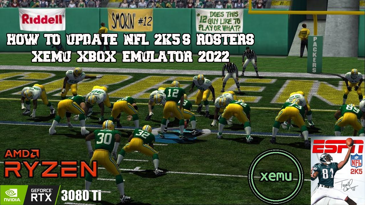 How To Update ALL 2K5 sports Rosters (NFL, NBA, NHL)  for Xemu Xbox emulator 2022