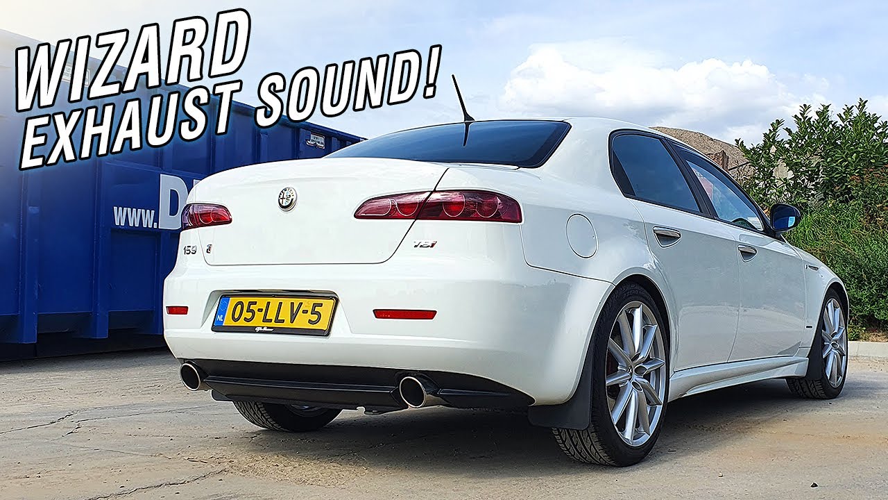 Alfa Romeo 159 1750 TBi WIZARD EXHAUST sound!
