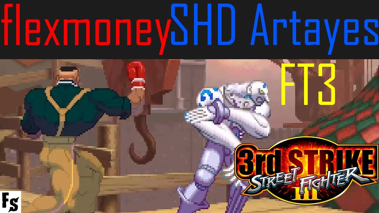Street Fighter III: Third Strike - flexmoney [Dudley] vs SHD Artayes [Necro] (Fightcade FT3)