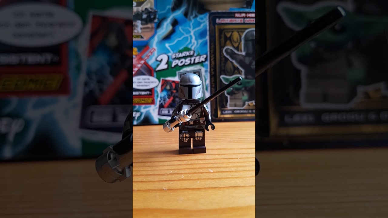 Lego The Mandalorian #lego #legostarwars #starwars #mandalorian #darksaber #bountyhunter #shorts