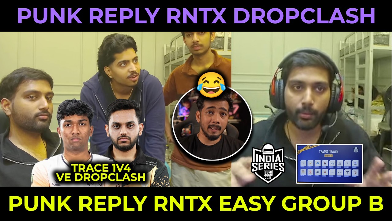Punk on RNTX Easy BGIS Group💀 RNTX Dropclash & Tracegod 1v4 Vasista🥵 PAIN & Scout New Bike S1000RR