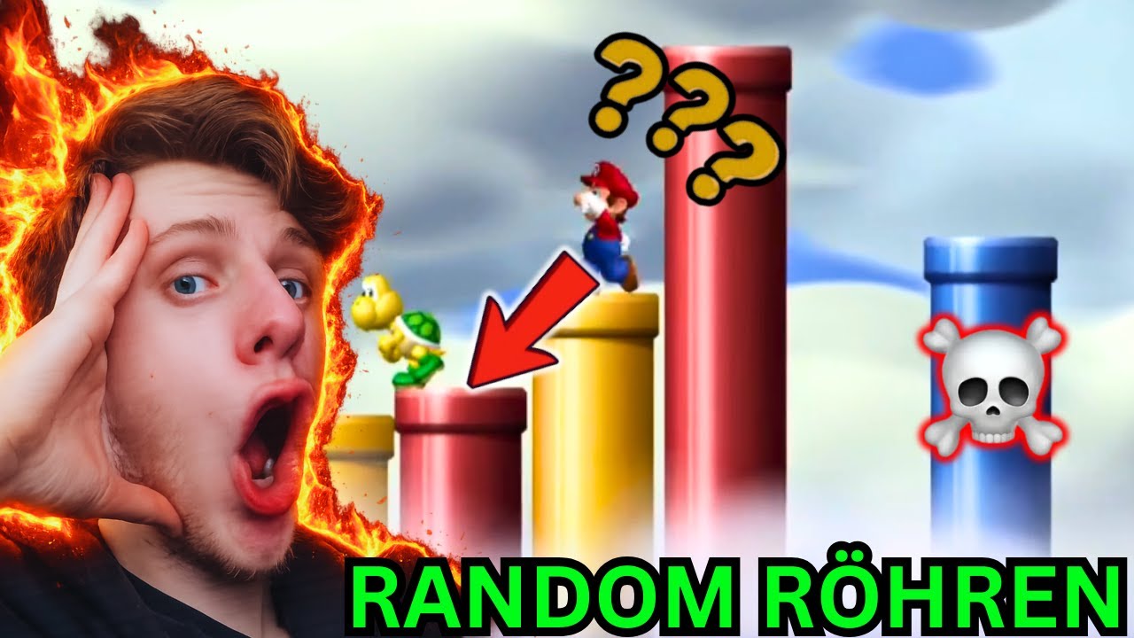 NSMB Wii, aber jede Röhre will mich TÖTEN…💀