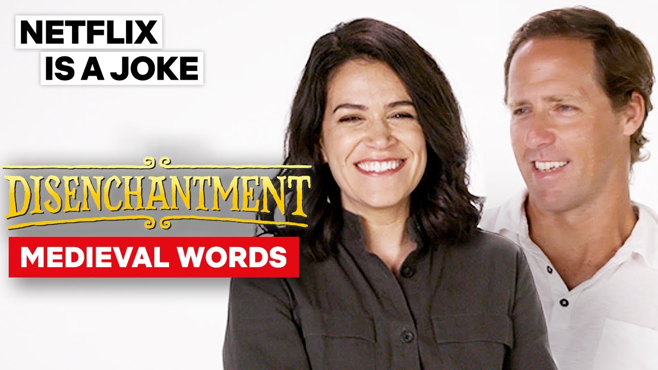 Nat Faxon & Abbi Jacobson Define Medieval Words | Disenchantment | Netflix Is A Joke