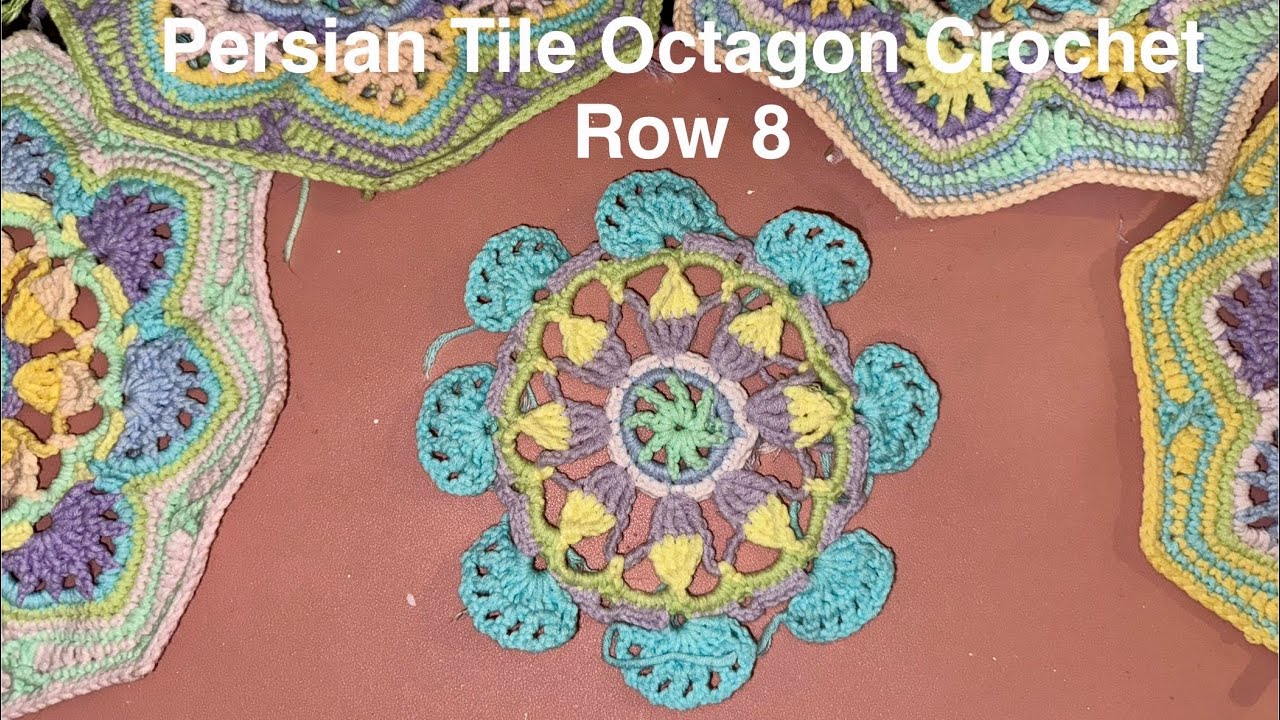 Tile Octagon Crochet part 3