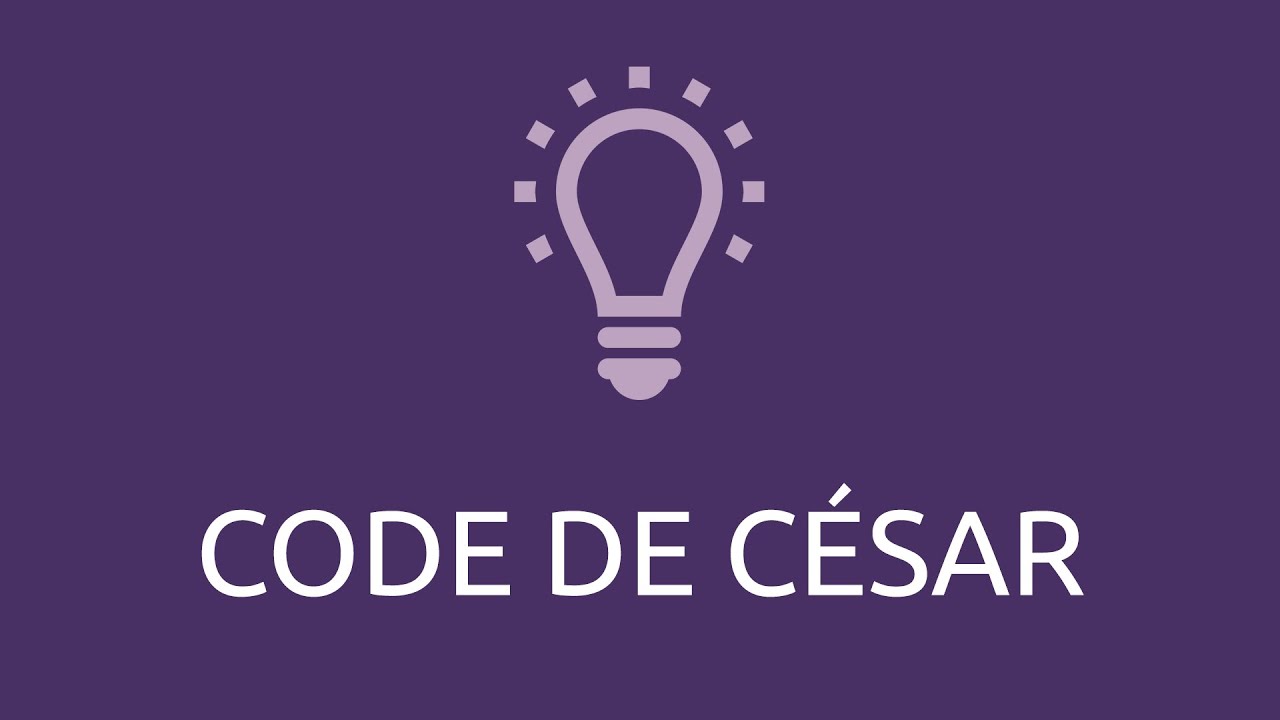 Algorithmie - code de C&eacute;sar