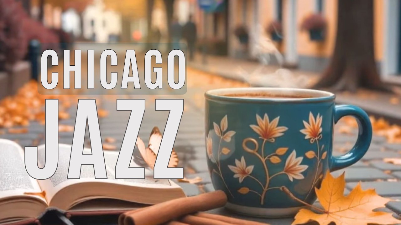 Chicago Downtown Coffee Jazz ☕ Smooth Cafe Ambience (3 Hours)