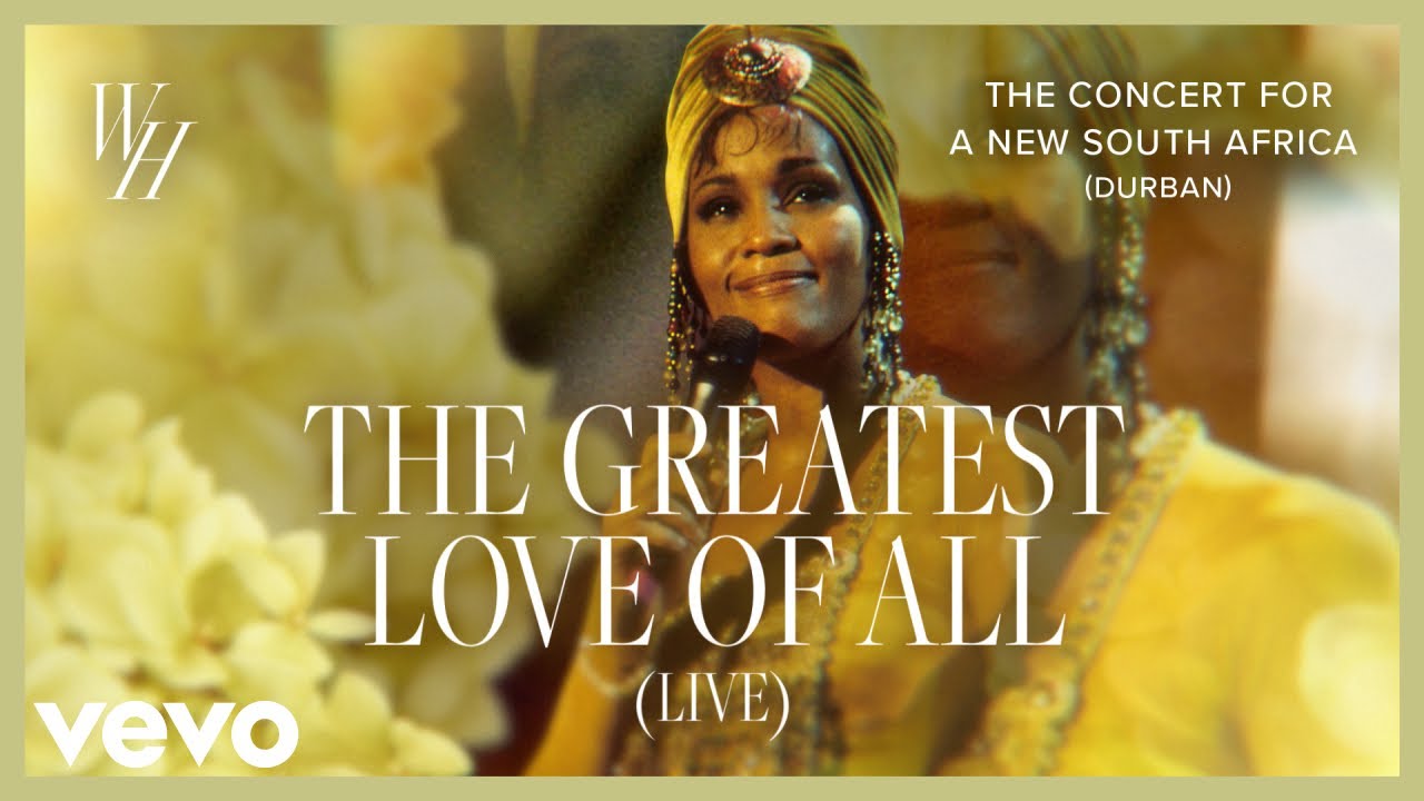 Whitney Houston - Greatest Love of All (The Concert for a New South Africa (Durban) - LIVE)