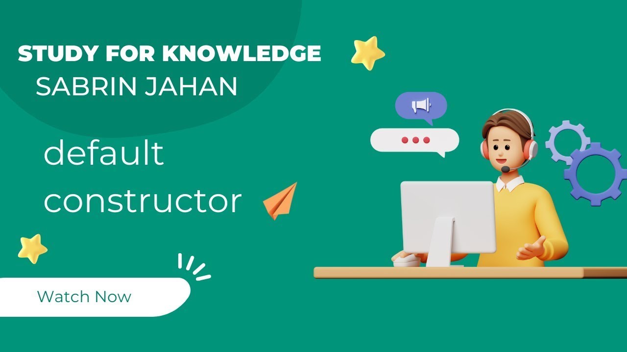 Default Construction OOP | Study for Knowledge