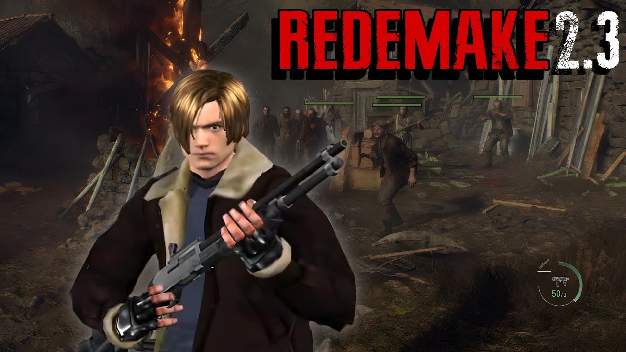 RE4 REDEMAKE NOVA VERSÃO 2.3 PS2-COM TEXTURAS EM HD...#1