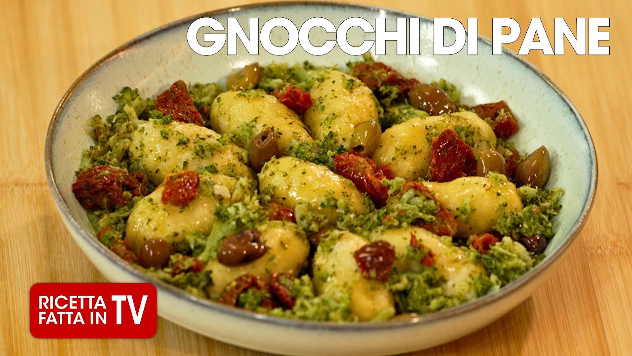 GNOCCHI DI PANE di Benedetta Rossi - Ricetta TV Fatto in Casa per Voi