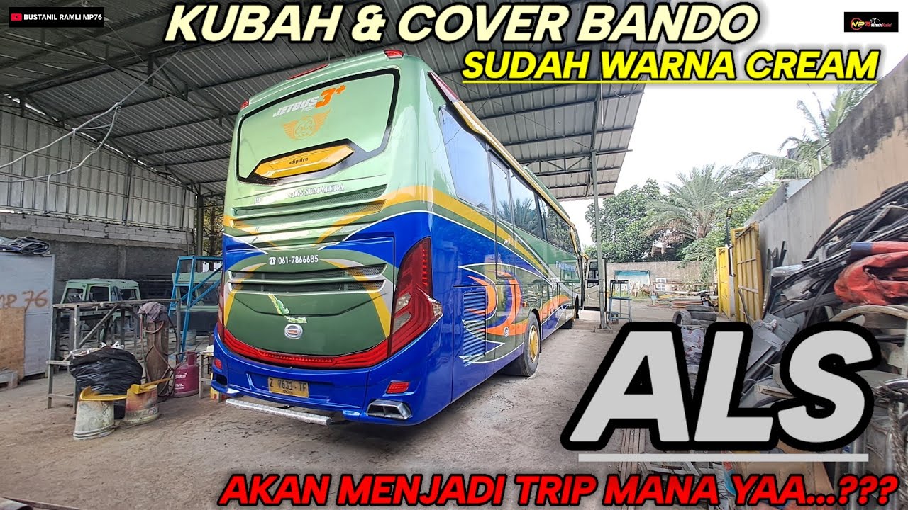 PT ANTAR LINTAS SUMATERA KUBAH DAN COVER BANDO SUDAH KITA RUBAH MENJADI WARNA CREAM...!!