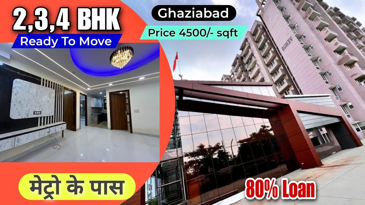 Ghaziabad flats ready to move / Ghaziabad flats for sale