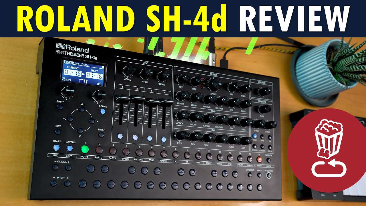 Roland SH-4d Review: The multi-engine synth battle heats up! // Full SH4d tutorial