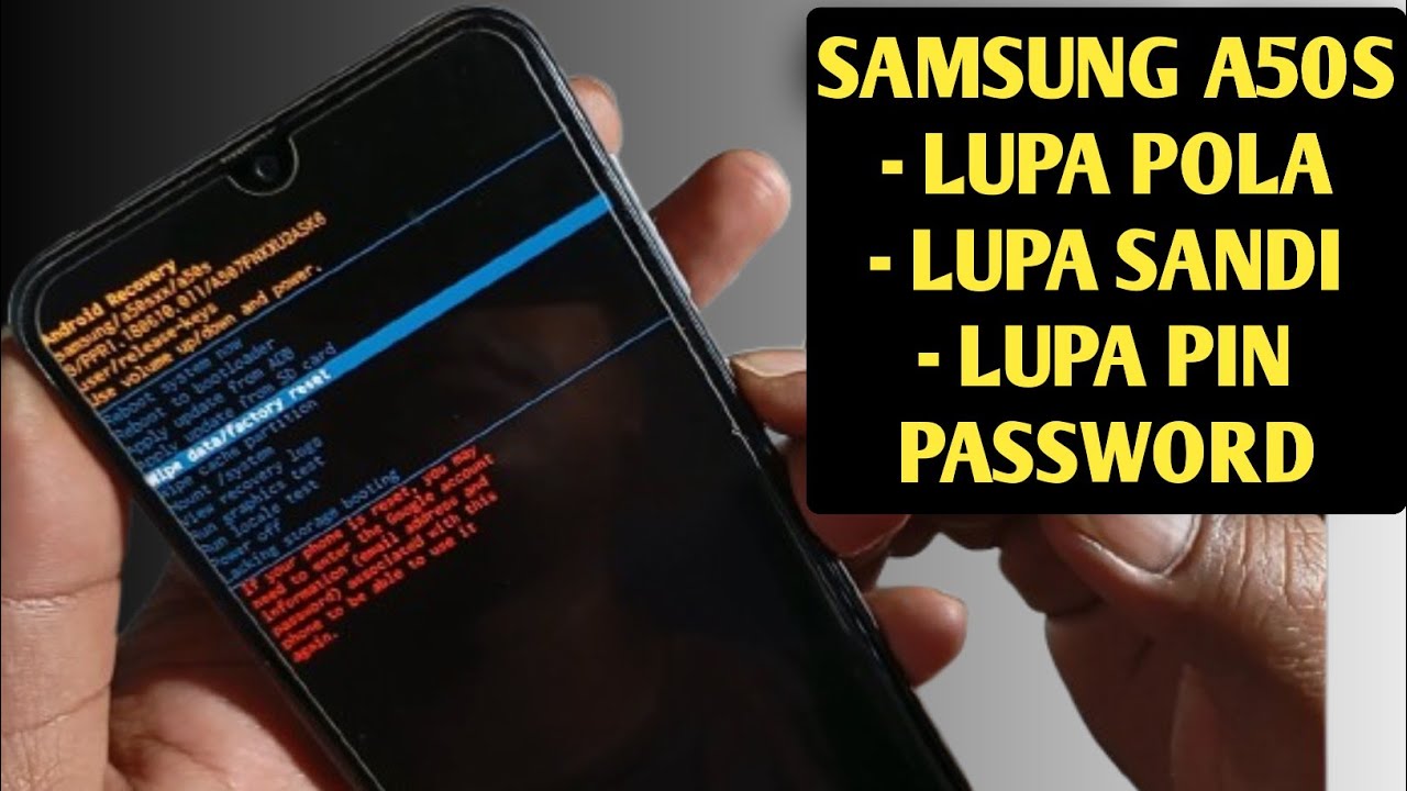 Samsung A50s Lupa Pola Sandi | Hard Reset Samsung A50s