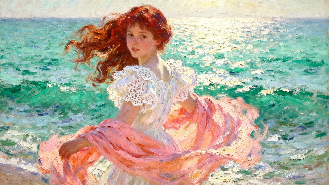 Visual Poems | Monet | Midsummer Noon on the Seaside Terrace
