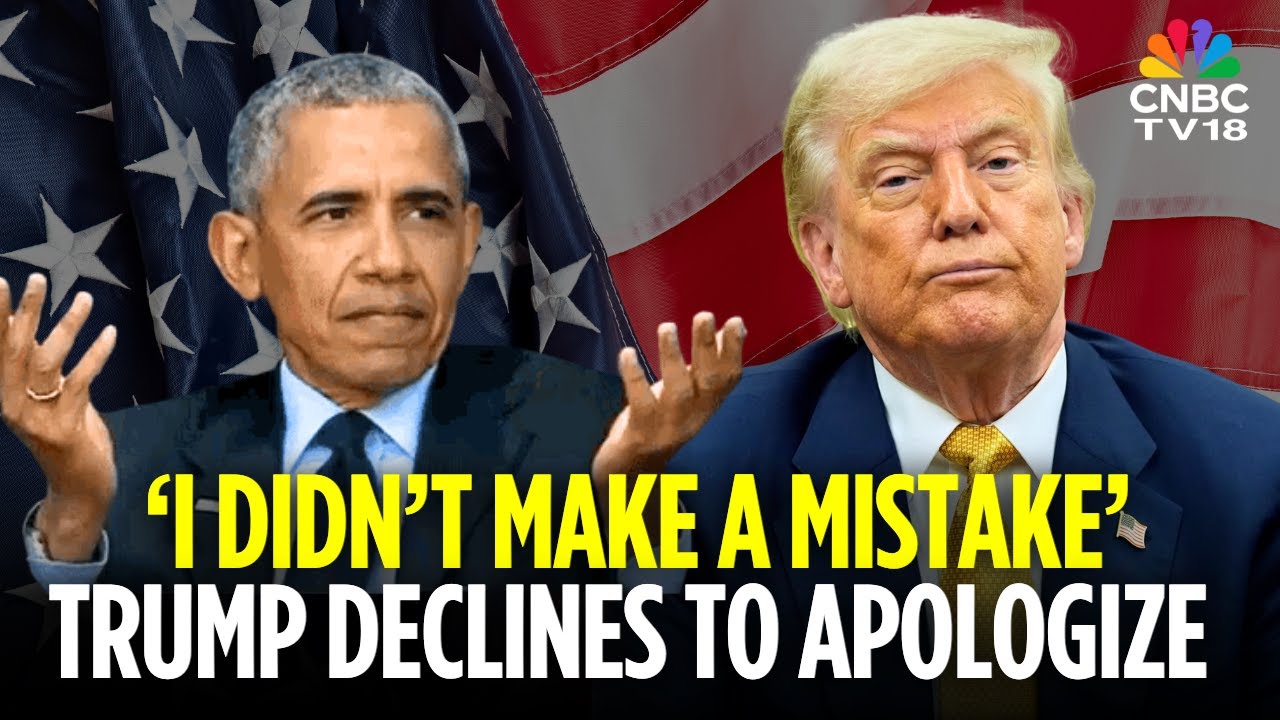 Trump LIVE: ‘I Didn’t Make a Mistake’: Trump Declines to Apologize on Obamas Racist Video | N18G