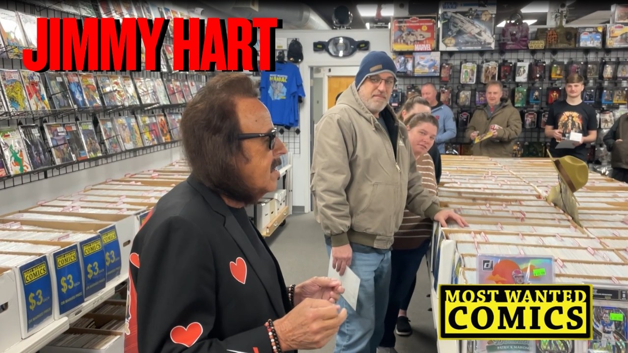 LEGENDARY JIMMY HART is at MOST WANTED COMICS!